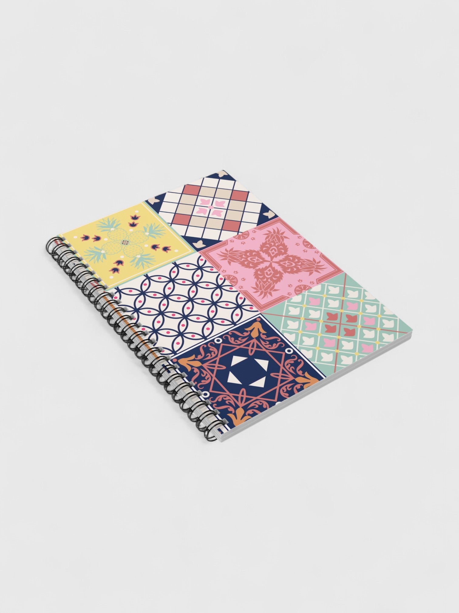 Patchwork Spiral Notebook