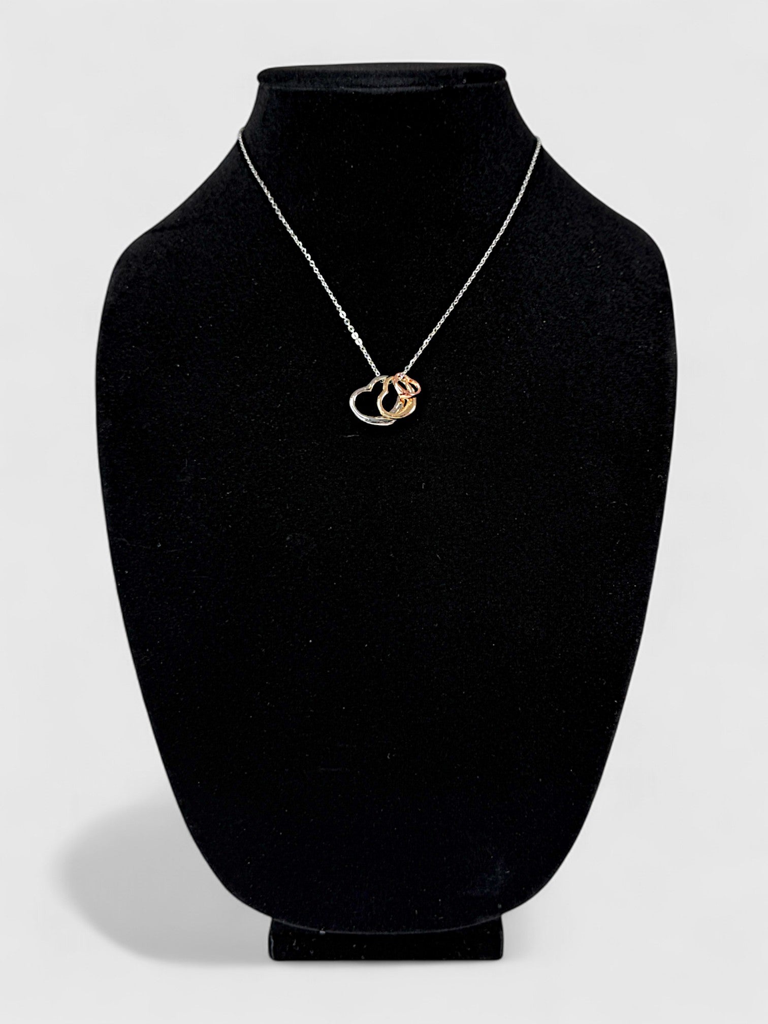 Threefold Heart Pendant Necklace