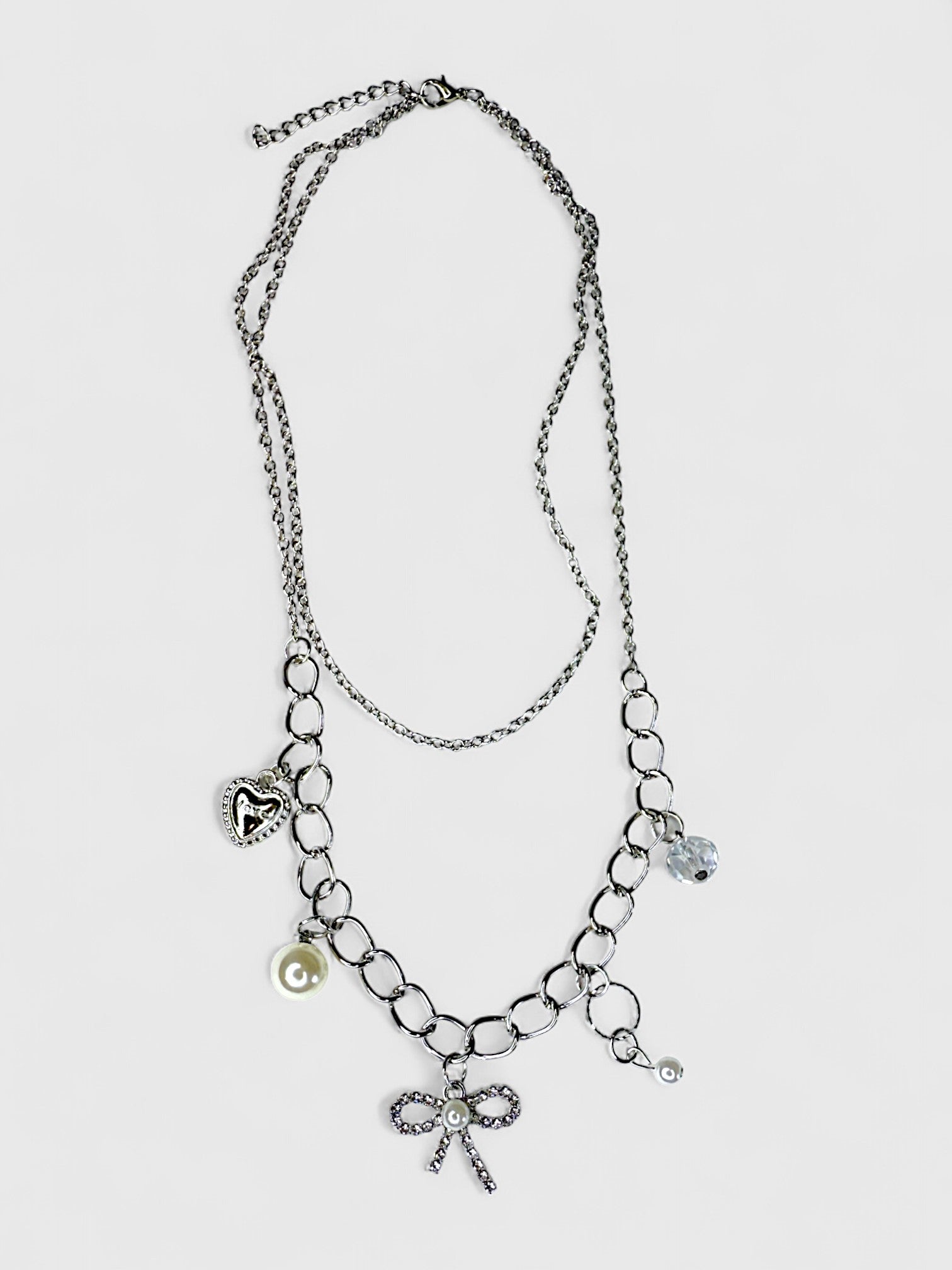 Twinkle Tied Charm Necklace