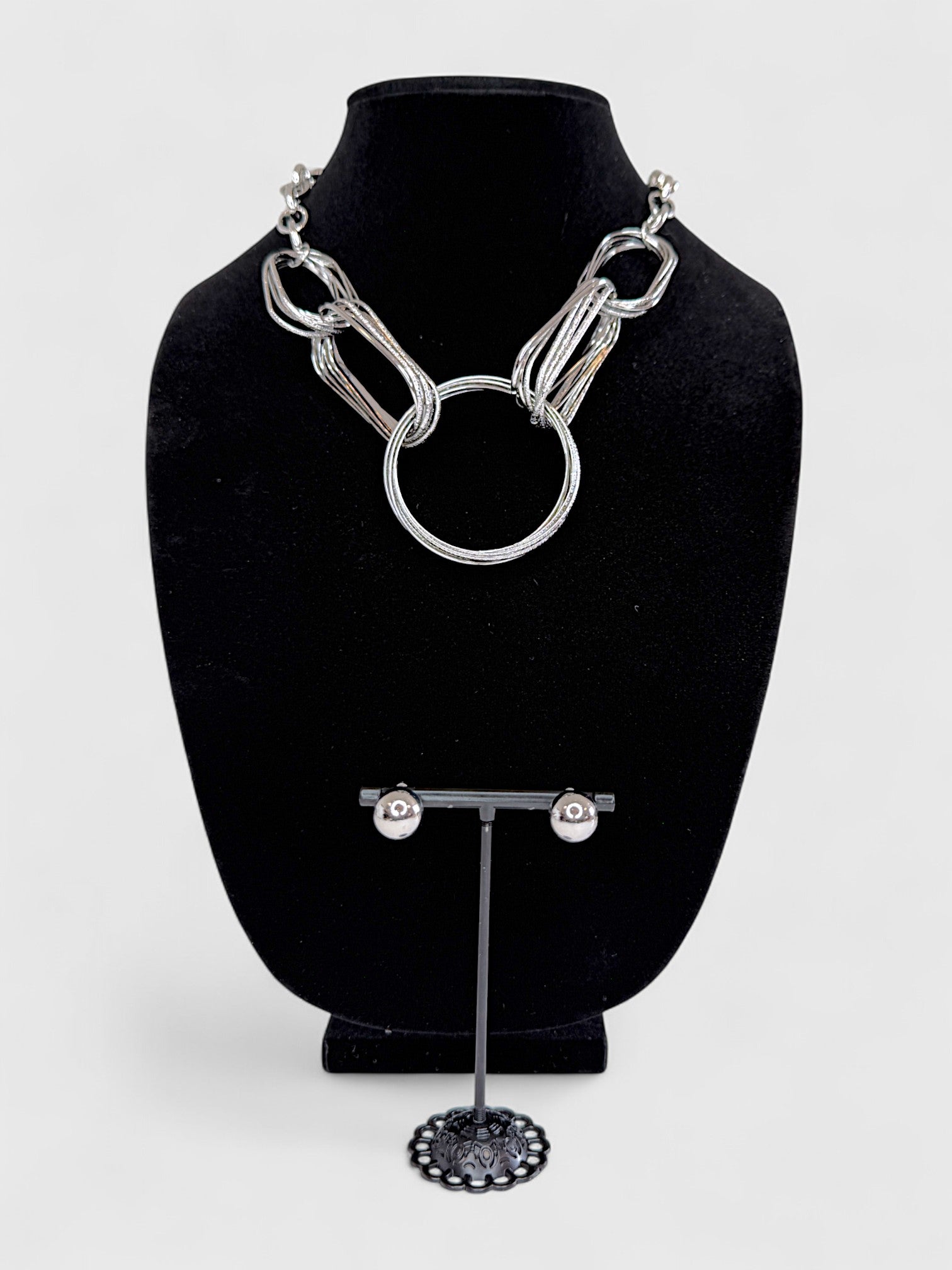 Chain Reaction Collar Necklace Set