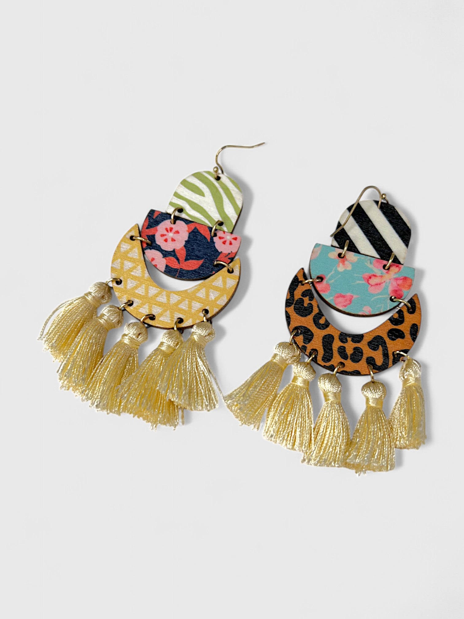 Double Trouble Tassel Earrings