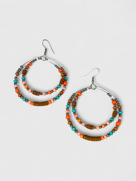 Boheme Double Vision Hoop Earrings