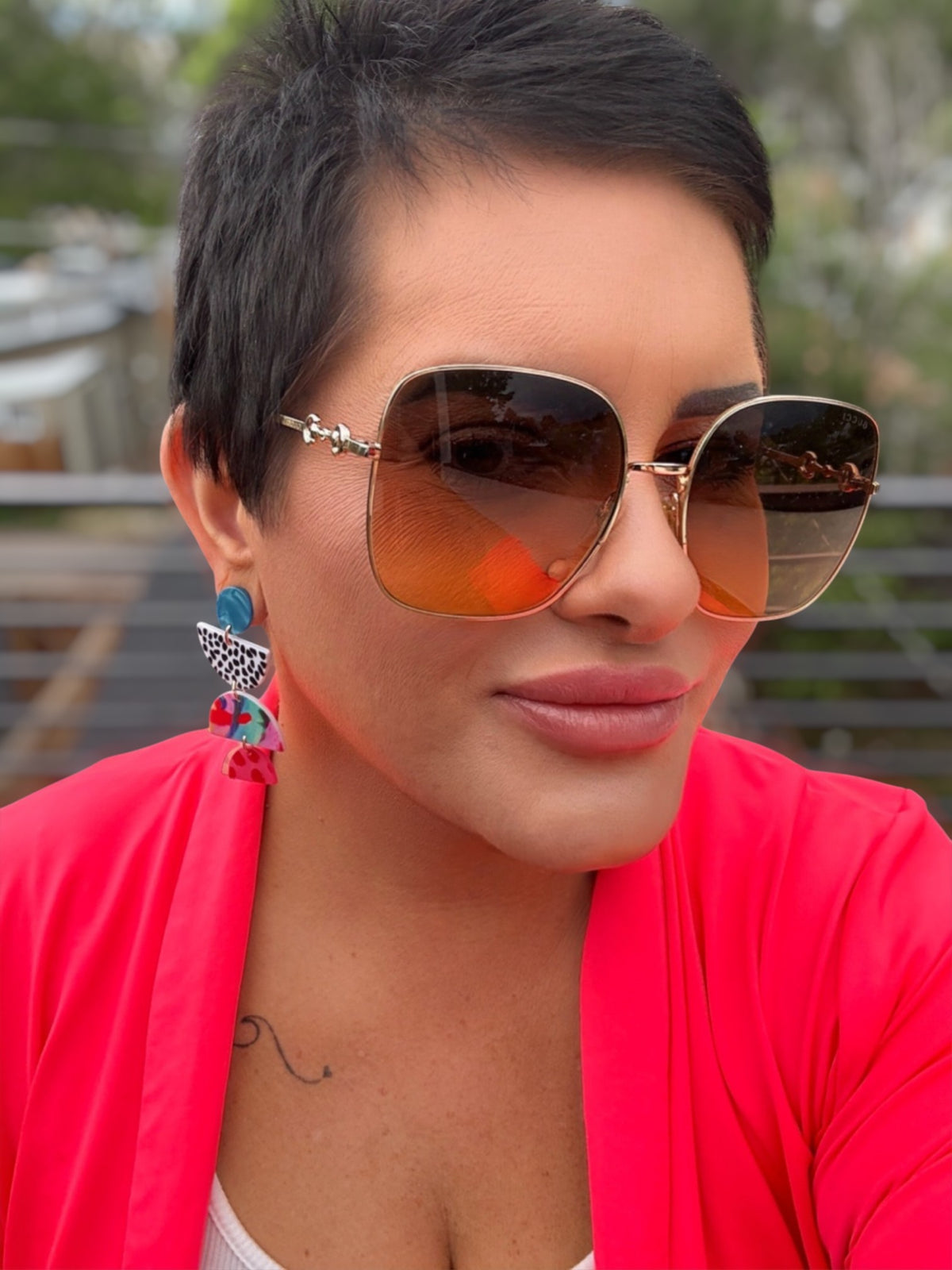 Electric Muse Drop Earrings