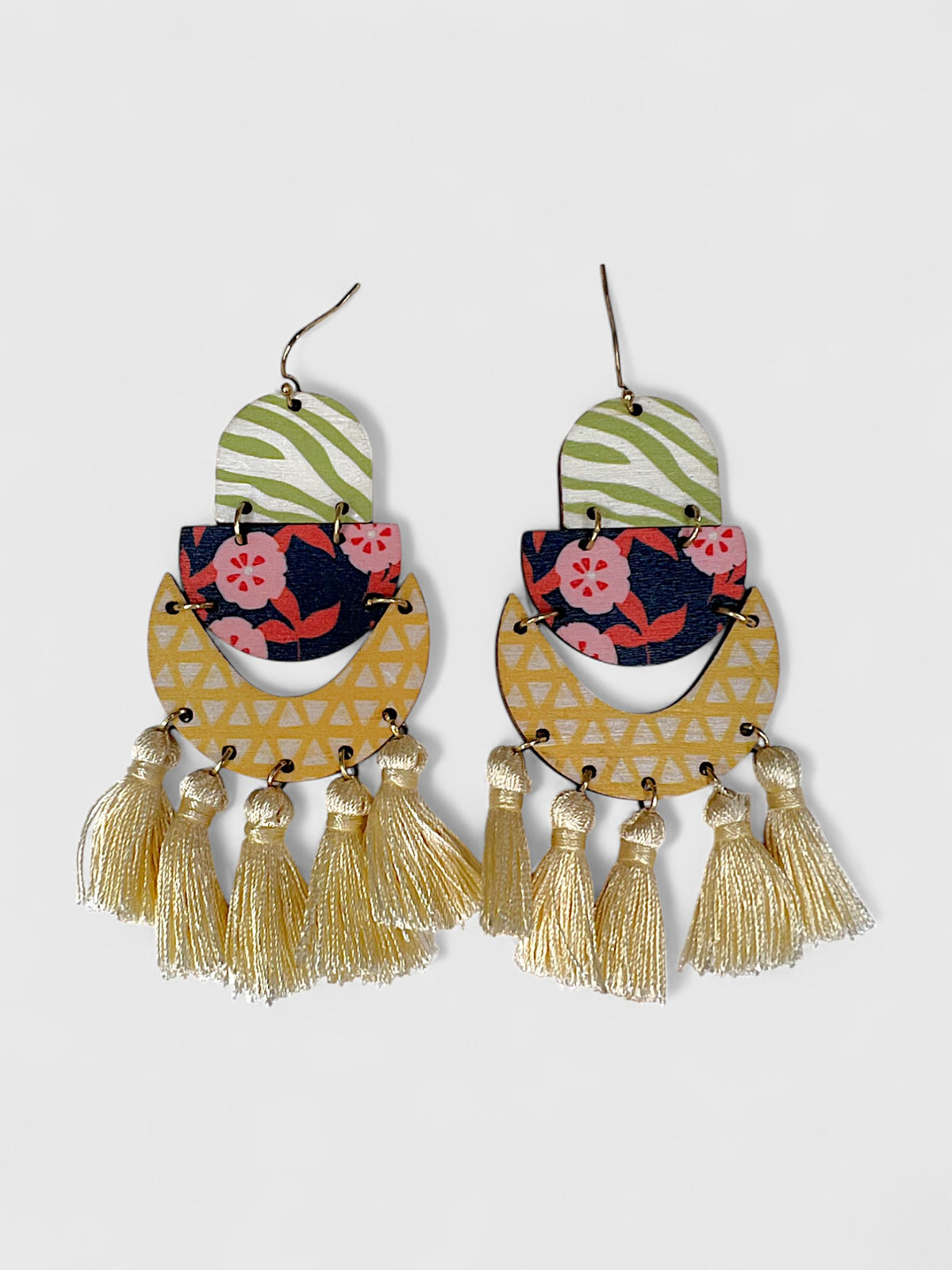 Double Trouble Tassel Earrings